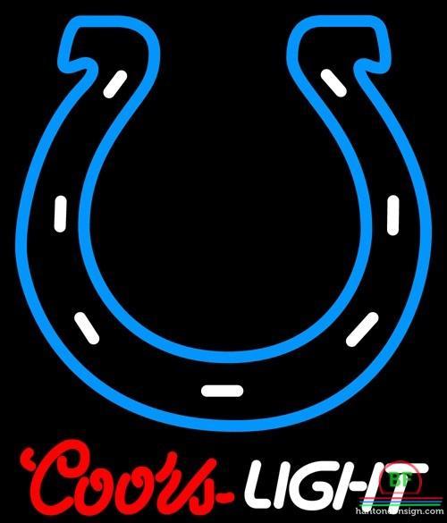 Custom Coors Light Indianapolis Colts Neon Sign NFL Teams Neon Light