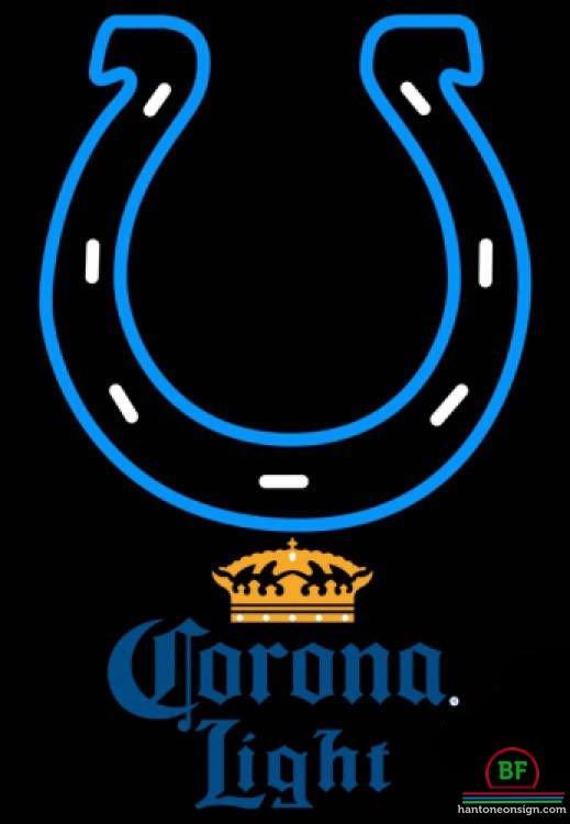 Custom Corona Light Indianapolis Colts Neon Sign NFL Teams Neon Light