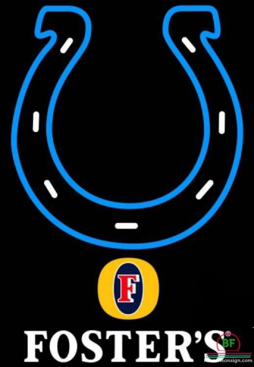 Custom Fosters Indianapolis Colts Neon Sign NFL Teams Neon Light