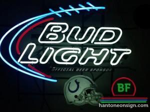 Custom Bud Light Indianapolis Colts Helmet Neon Sign NFL Teams Neon Light