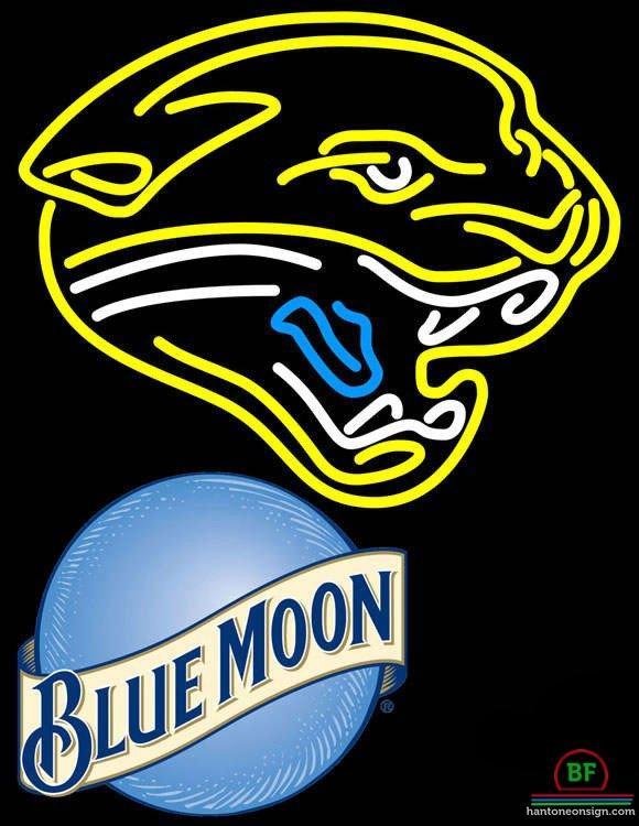 Custom Blue Moon Jacksonville Jaguars Neon Sign NFL Teams Neon Light