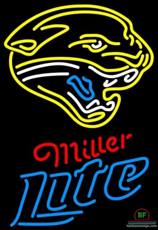Custom Miller Lite Jacksonville Jaguars Neon Sign NFL Teams Neon Light