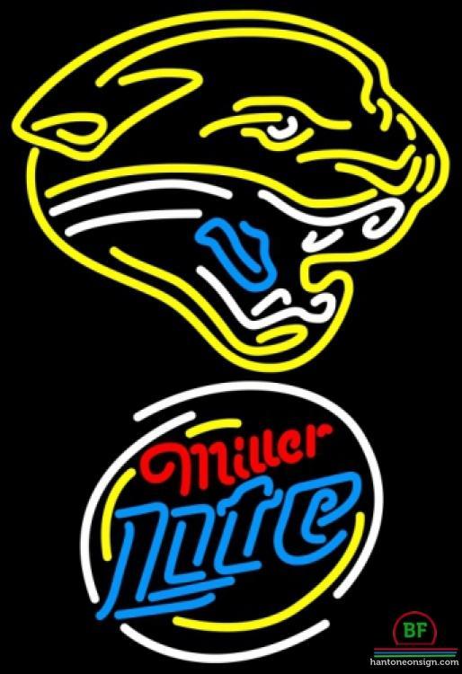 Custom Miller Lite Jacksonville Jaguars Neon Sign NFL Teams Neon Light
