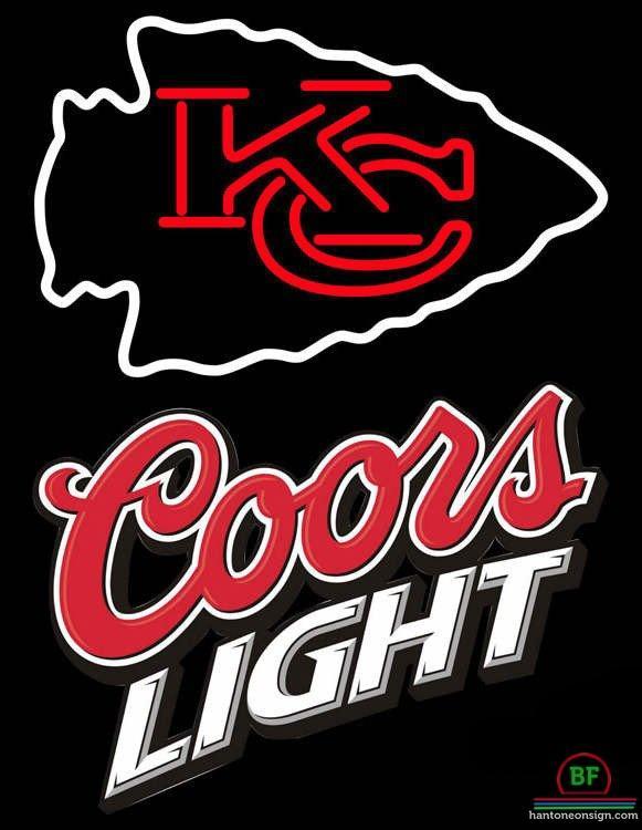 Custom Coors Light Kansas City Chiefs Neon Sign NFL Teams Neon Light