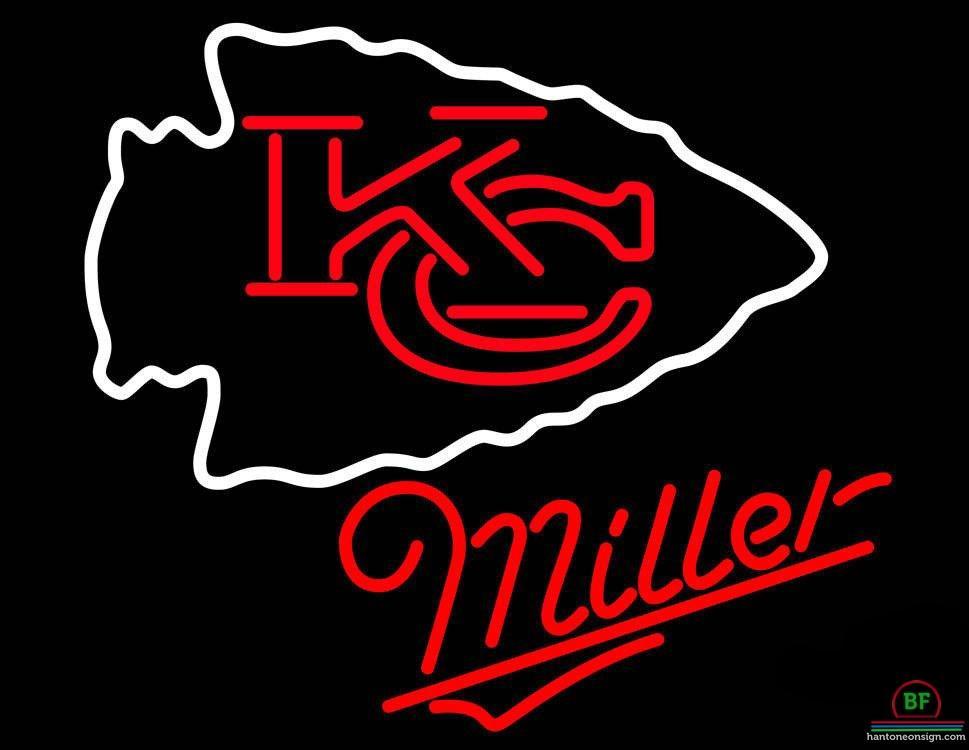 Custom Miller Kansas City Chiefs Neon Sign NFL Teams Neon Light