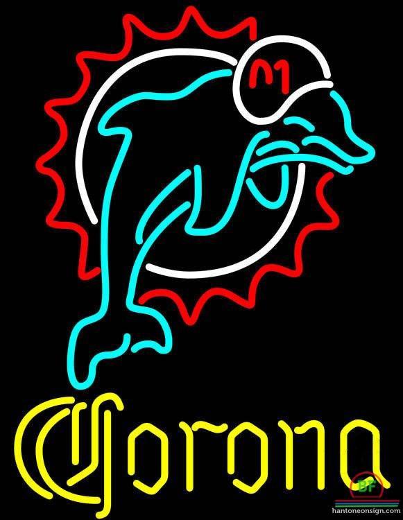 Custom Corona Miami Dolphins Neon Sign NFL Teams Neon Light