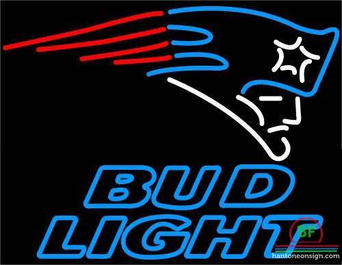 Custom Bud Light New England Patriots Neon Sign NFL Teams Neon Light
