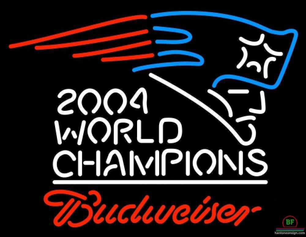 Custom Budweiser New England Patriots Neon Sign NFL Teams Neon Light