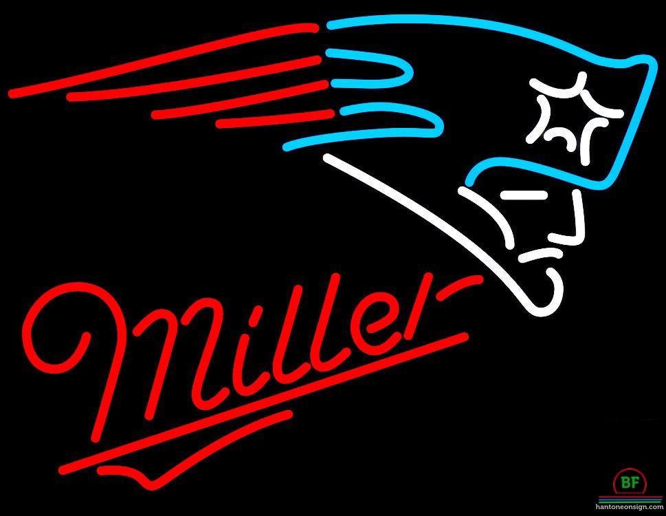 Custom Miller New England Patriots Neon Sign NFL Teams Neon Light