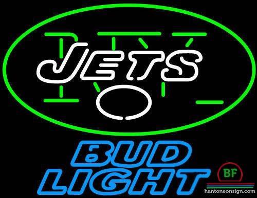 Custom Bud Light New York Jets Neon Sign NFL Teams Neon Light