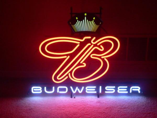 Custom Budweiser King of Beer Neon Sign