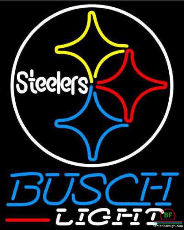 Custom Busch Beer Pittsburgh Steelers Neon Sign NFL Teams Neon Light