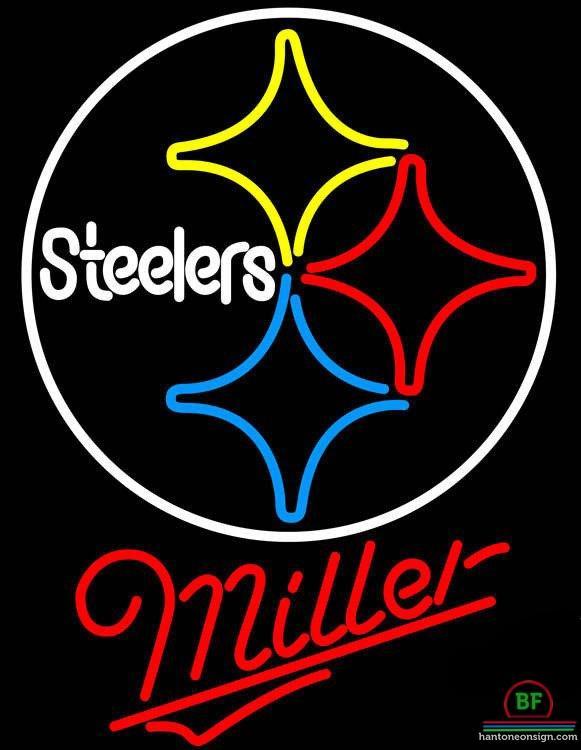 Custom Miller Pittsburgh Steelers Neon Sign NFL Teams Neon Light