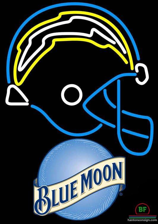 Custom Blue Moon San Diego Chargers Neon Sign NFL Teams Neon Light