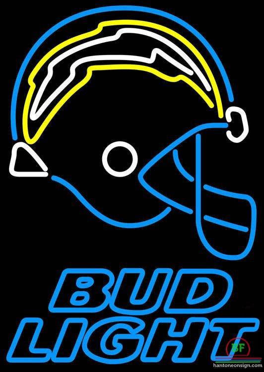 Custom Bud Light San Diego Chargers Neon Sign NFL Teams Neon Light