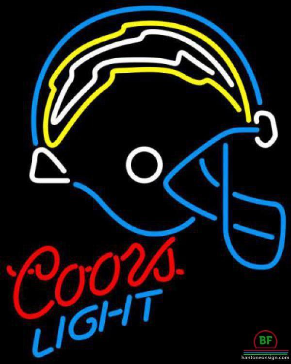 Custom Coors Light San Diego Chargers Neon Sign NFL Teams Neon Light