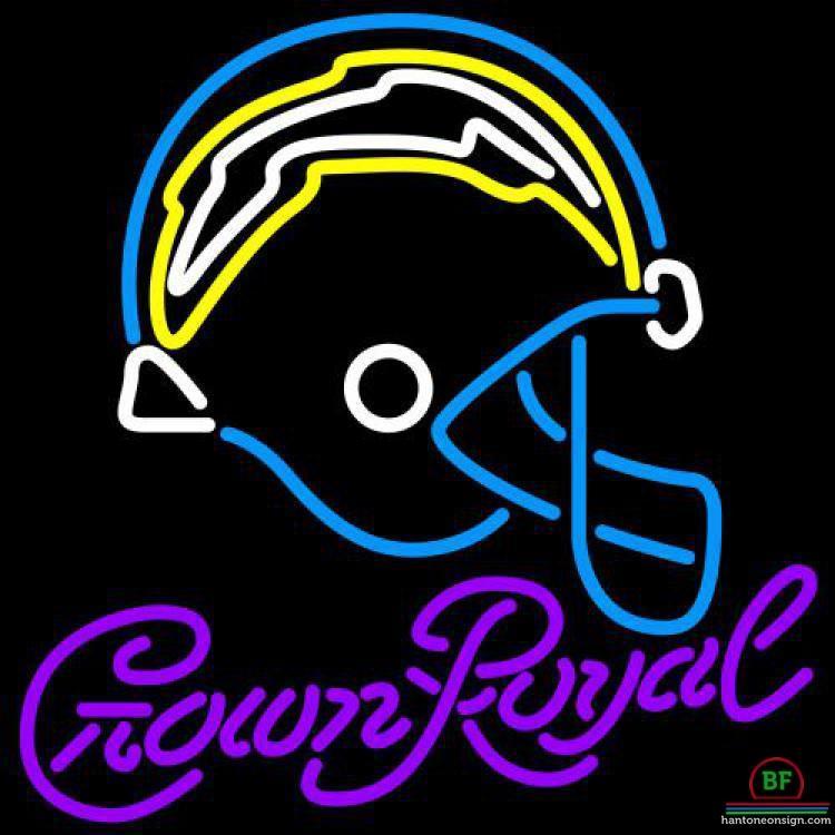 Custom Crown Royal San Diego Chargers Neon Sign NFL Teams Neon Light