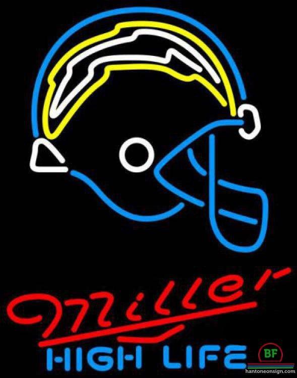 Custom Miller High Life San Diego Chargers Neon Sign NFL Teams Neon Light