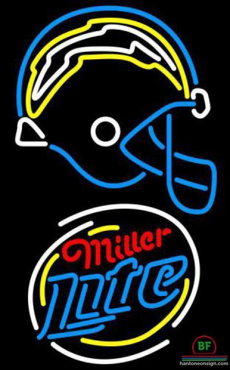 Custom Miller Lite San Diego Chargers Neon Sign NFL Teams Neon Light
