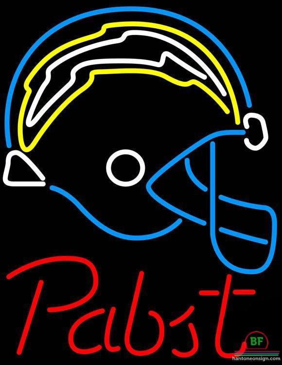 Custom Pabst Blue Ribbon San Diego Chargers Neon Sign NFL Teams Neon Light