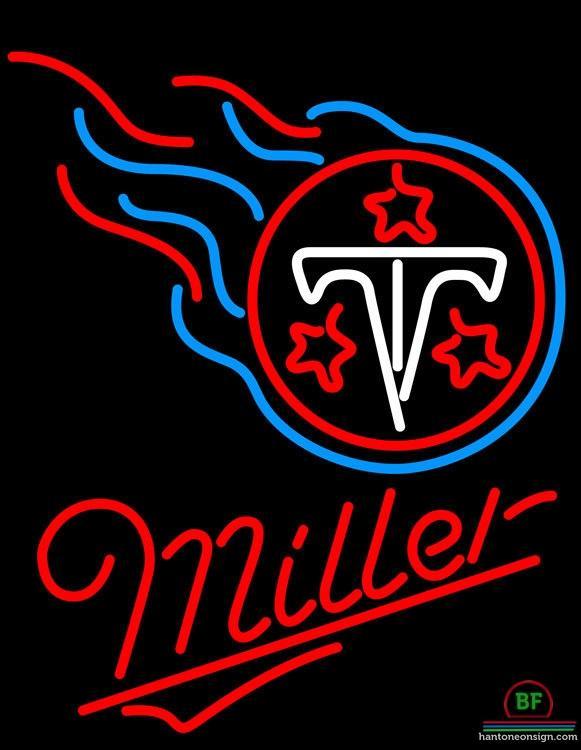 Custom Miller Tennessee Titans Neon Sign NFL Teams Neon Light