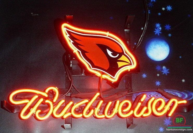 Custom Budweiser Arizona Cardinals Neon Sign NFL Teams Neon Light