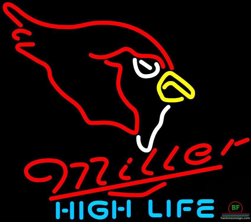 Custom Miller High Life Arizona Cardinals Neon Sign NFL Teams Neon Light