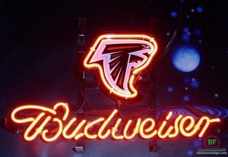 Custom Budweiser Atlanta Falcons Neon Sign NFL Teams Neon Light