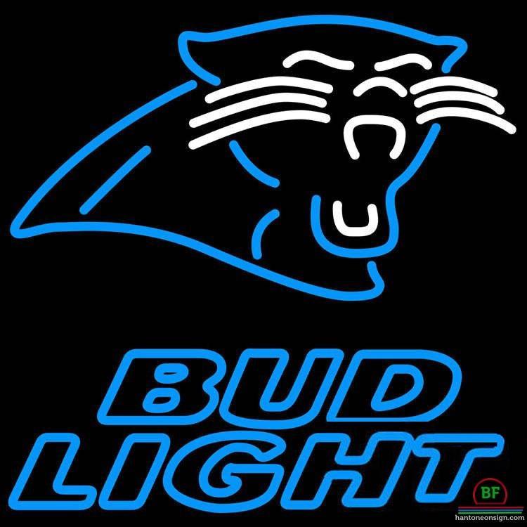 Custom Bud Light Carolina Panthers Neon Sign NFL Teams Neon Light