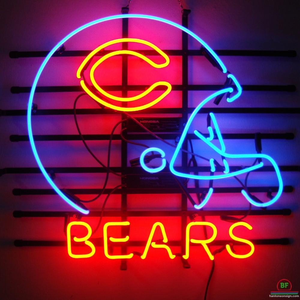 Custom Chicago Bears Neon Sign NFL Teams Neon Light