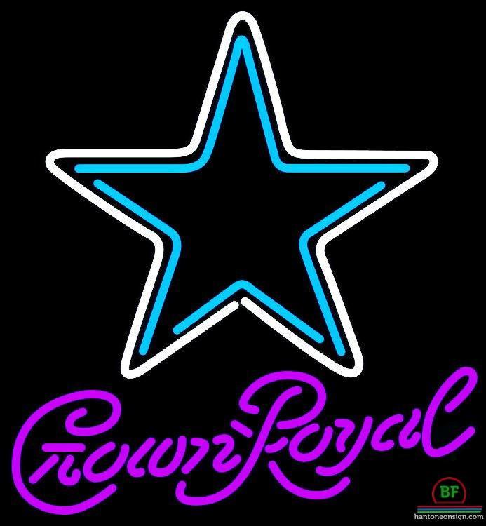 Custom Crown Royal Dallas Cowboys Neon Sign NFL Teams Neon Light