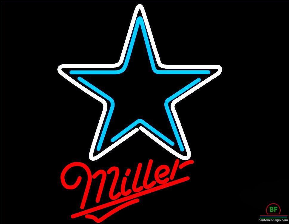 Custom Miller Dallas Cowboys Neon Sign NFL Teams Neon Light