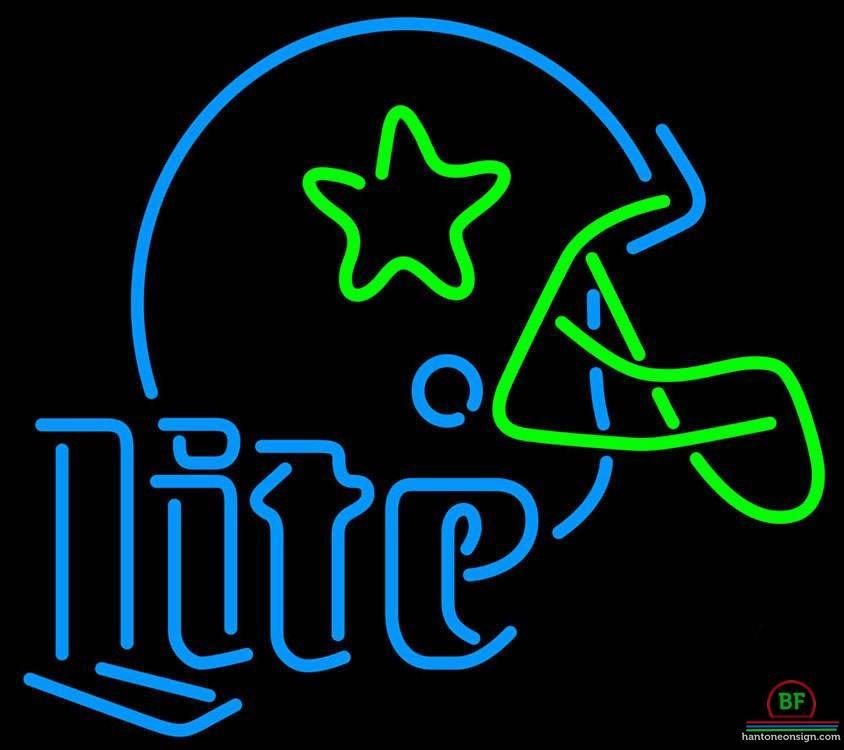 Custom Miller Lite Dallas Cowboys Neon Sign NFL Teams Neon Light