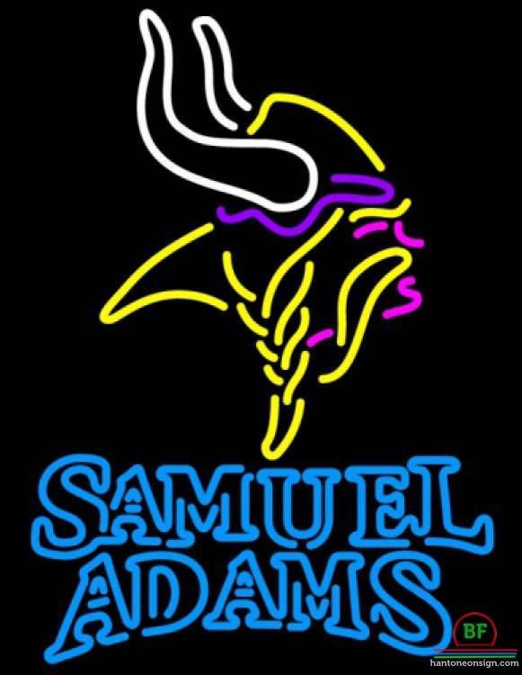 Custom Samuel Adams Minnesota Vikings Neon Sign NFL Teams Neon Light