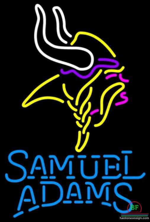 Custom Samuel Adams Minnesota Vikings Neon Sign NFL Teams Neon Light