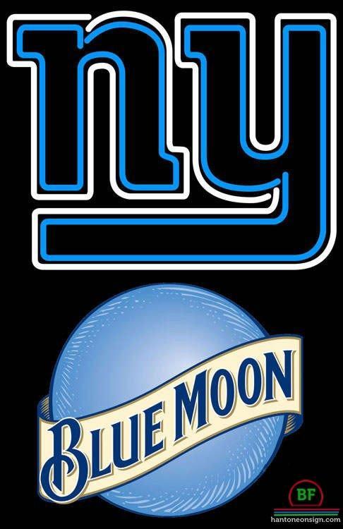 Custom Blue Moon New York Giants Neon Sign NFL Teams Neon Light