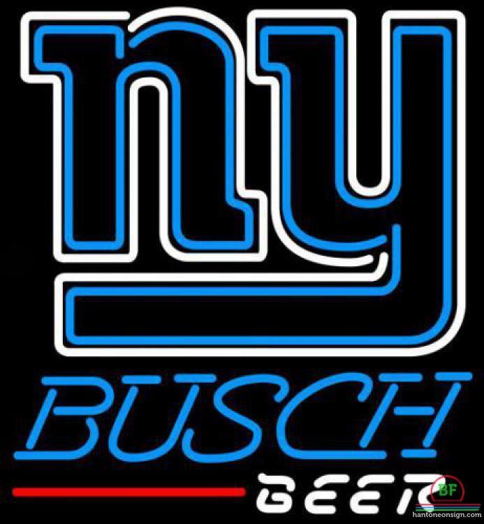 Custom Busch Beer New York Giants Neon Sign NFL Teams Neon Light