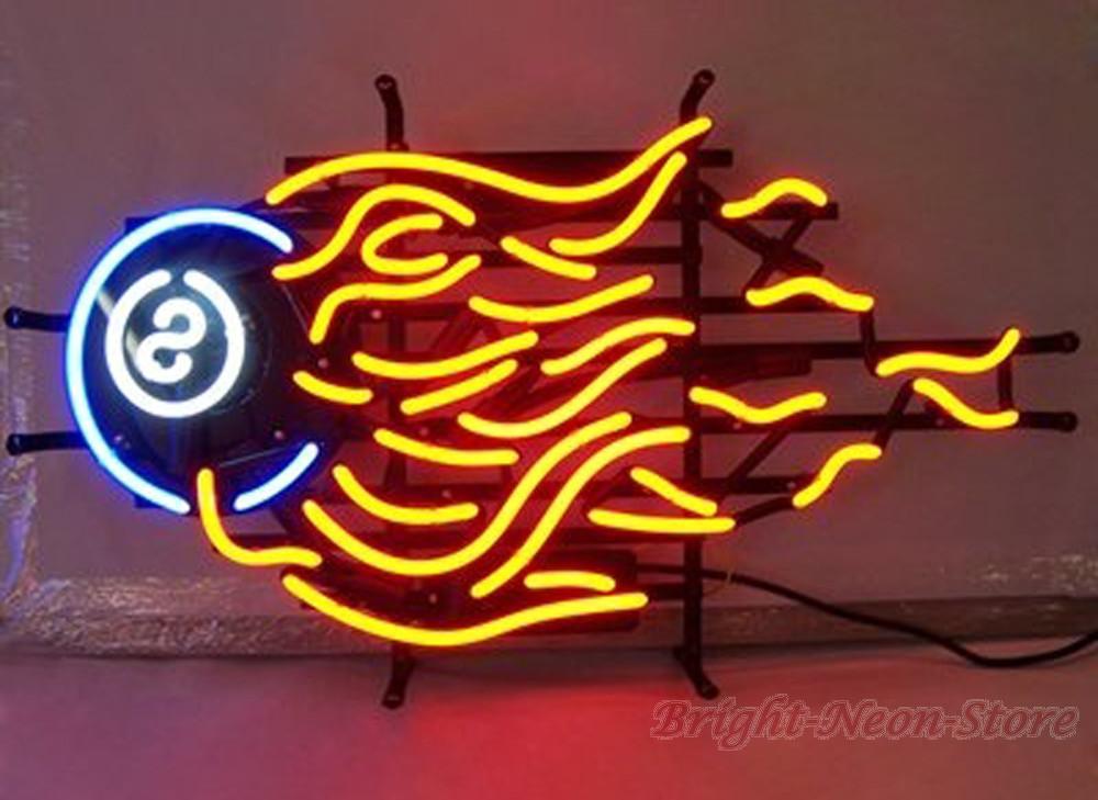 Custom Eight Ball Neon Sign 8 Ball