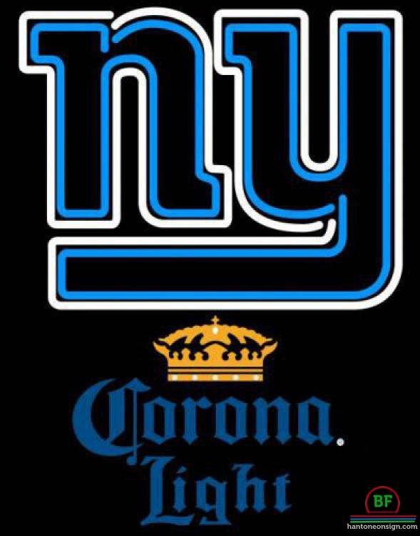 Custom Corona Light New York Giants Neon Sign NFL Teams Neon Light