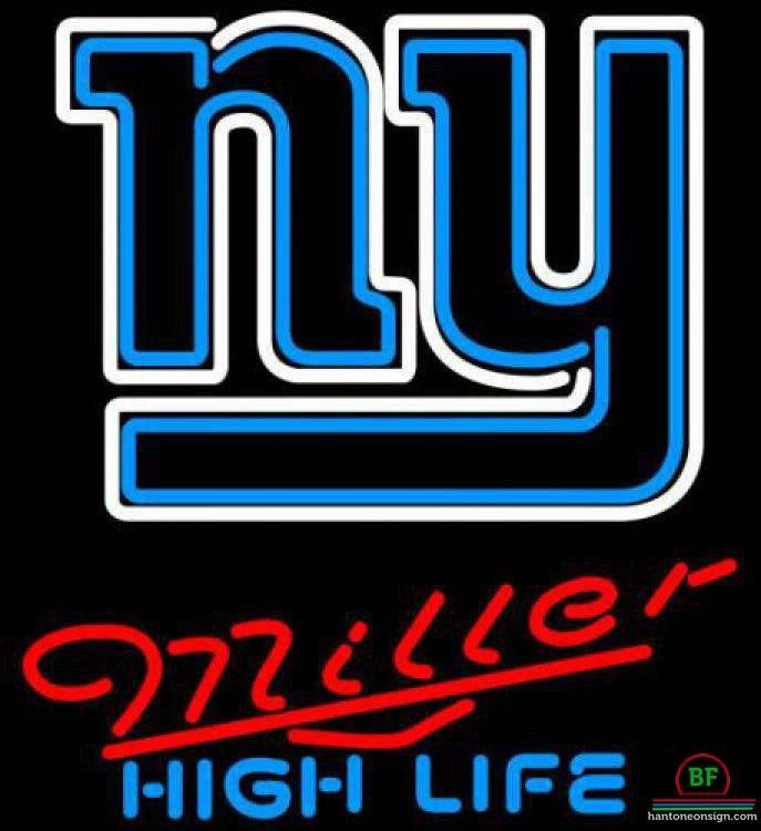 Custom Miller High Life New York Giants Neon Sign NFL Teams Neon Light