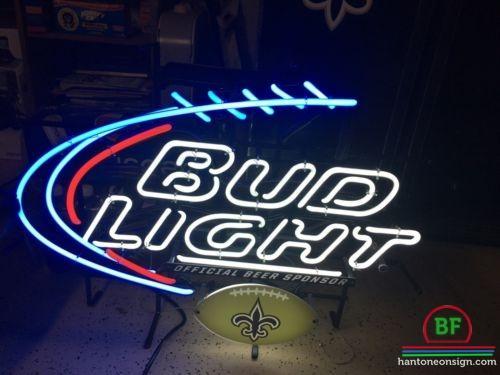 Custom Bud Light Orleans Saints Neon Sign NFL Teams Neon Light