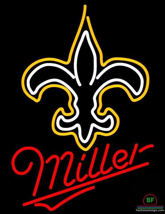 Custom Miller Orleans Saints Neon Sign NFL Teams Neon Light