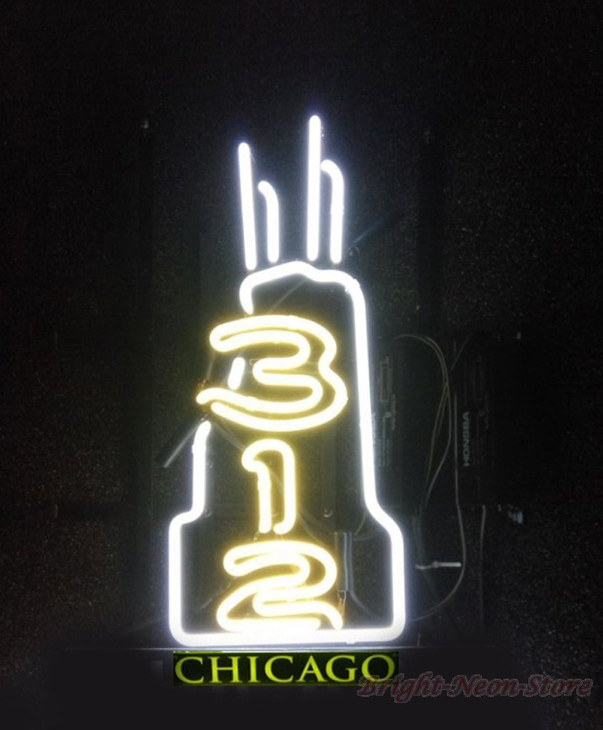 Custom Goose Island Chicago 123 Neon Sign