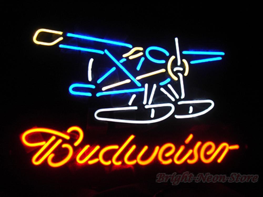 Custom Budweiser Plane Neon Sign
