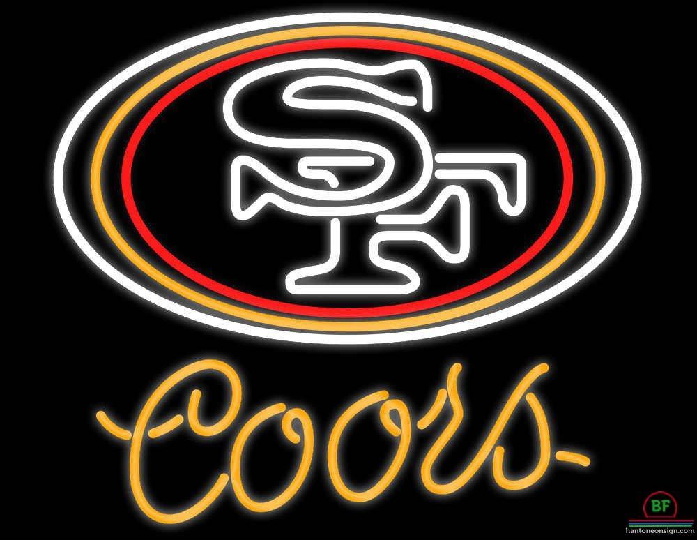 Custom Coors Light San Francisco 49ers Neon Sign NFL Teams Neon Light