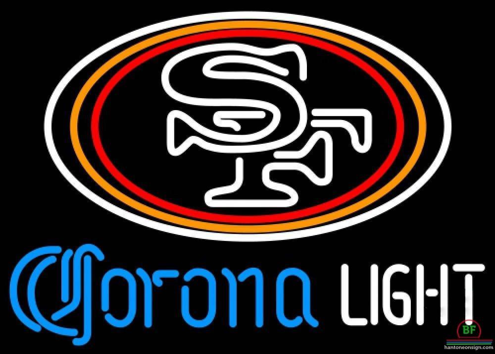 Custom Corona Light San Francisco 49ers Neon Sign NFL Teams Neon Light
