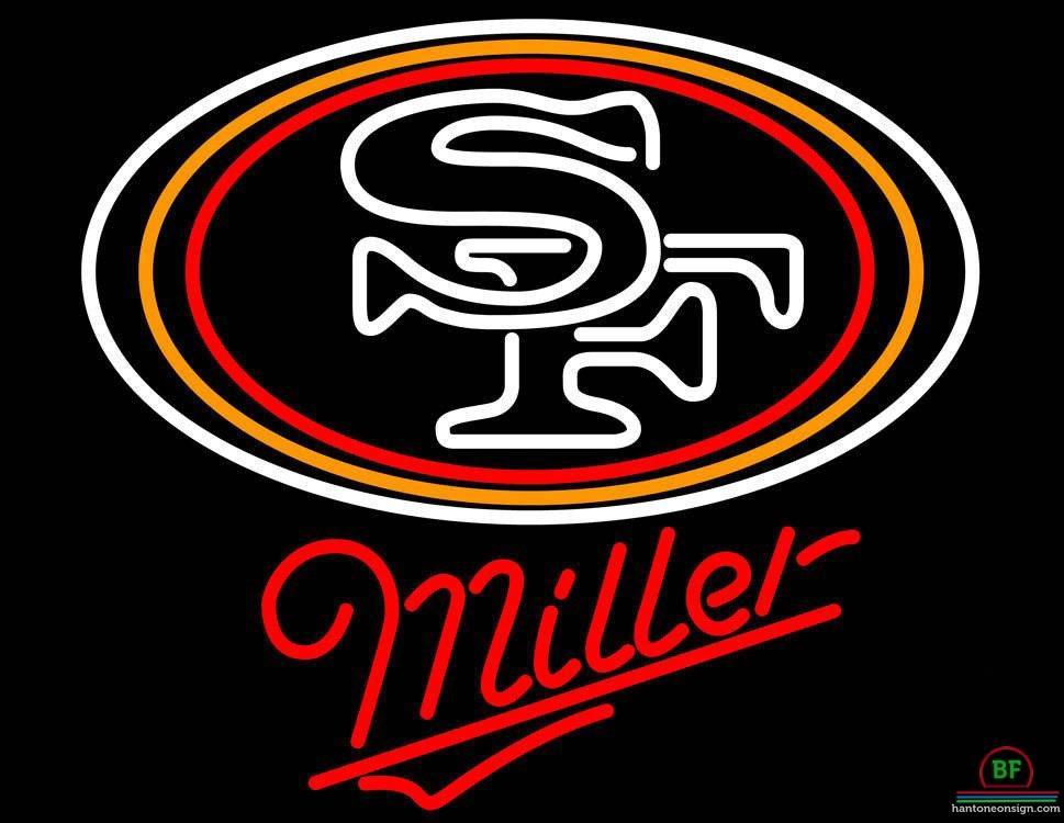 Custom Miller San Francisco 49ers Neon Sign NFL Teams Neon Light