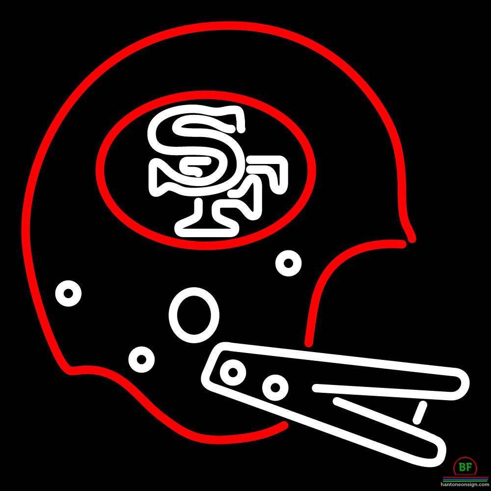 Custom San Francisco 49ers NFL Helmet Sports Neon Sign Tube Neon Light