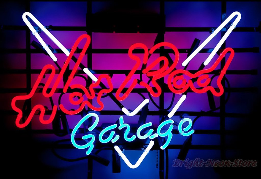 Custom Hot Rod Garage Neon Sign