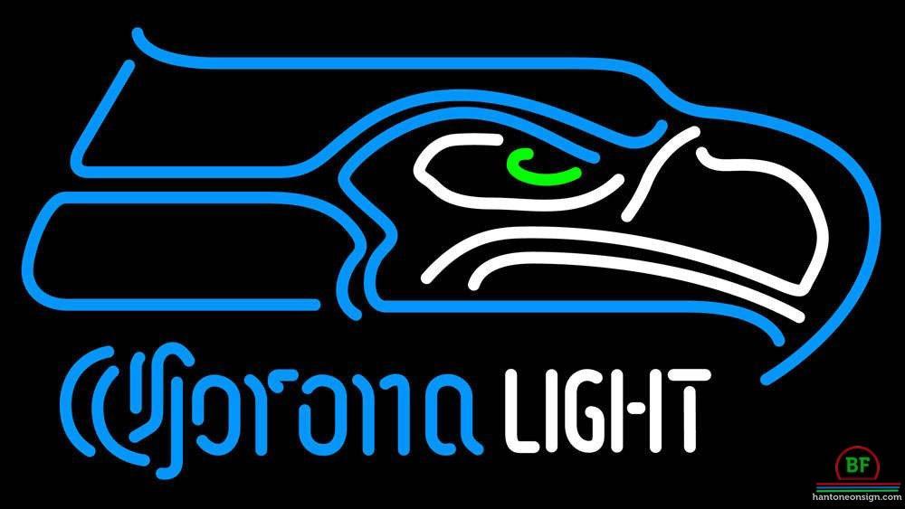Custom Corona Light Seattle Seahawks Neon Sign NFL Teams Neon Light